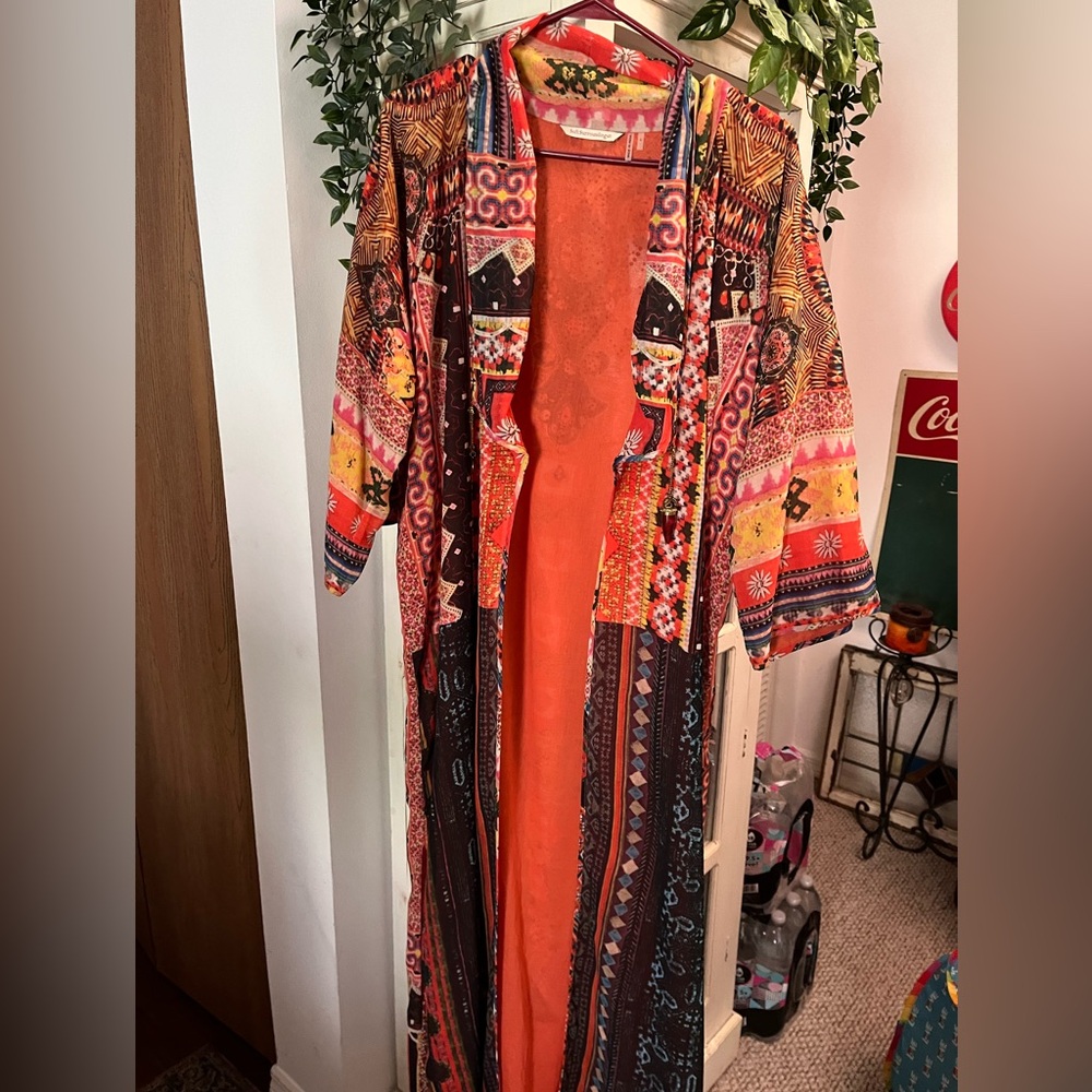 Soft Surroundings Kimono BOHO Duster